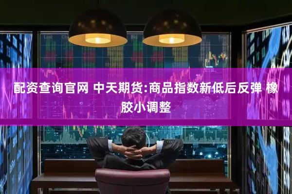 配资查询官网 中天期货:商品指数新低后反弹 橡胶小调整